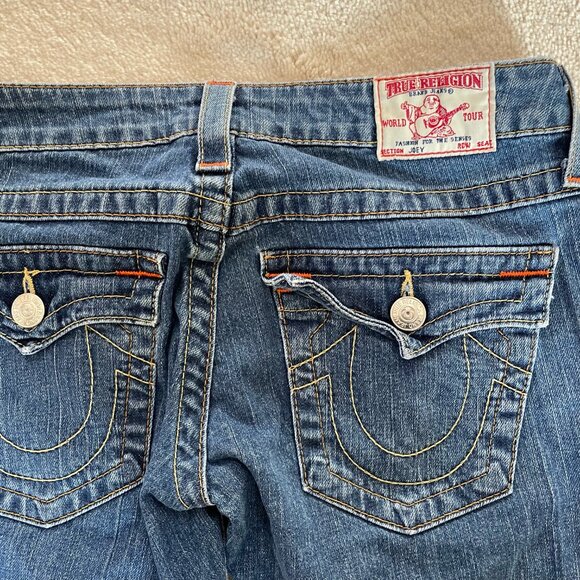 True Religion Jeans Women’s Size 27 Rn number 112790 Ca 30427 boot cut - Picture 5 of 8